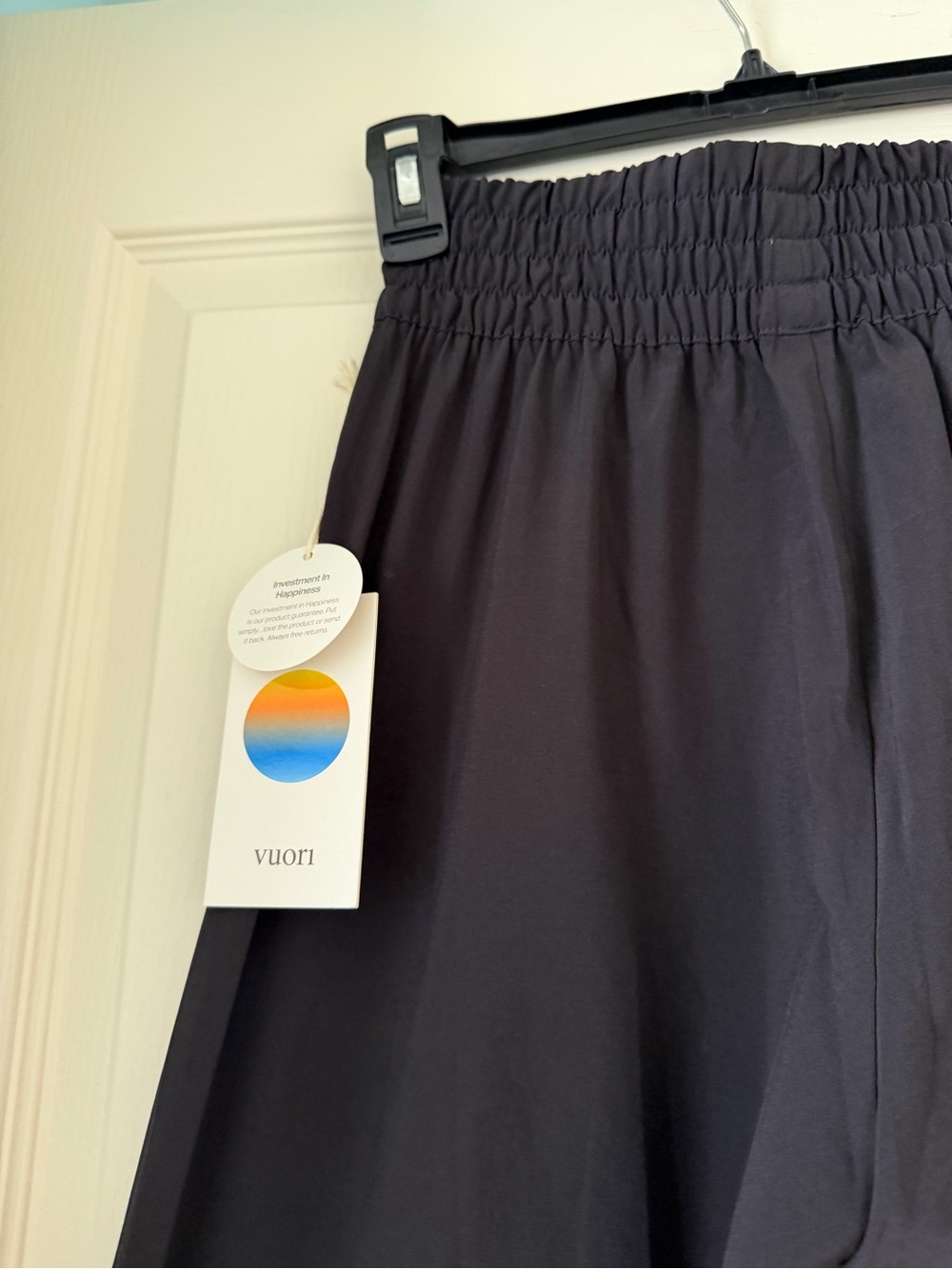 Vuori Villa Wideleg Pant - Long Tall Sz XXS NWT Black - Picture 5 of 6